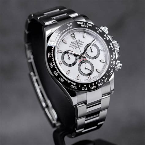 rolex daytona ceramic white onwrist|rolex daytona list price uk.